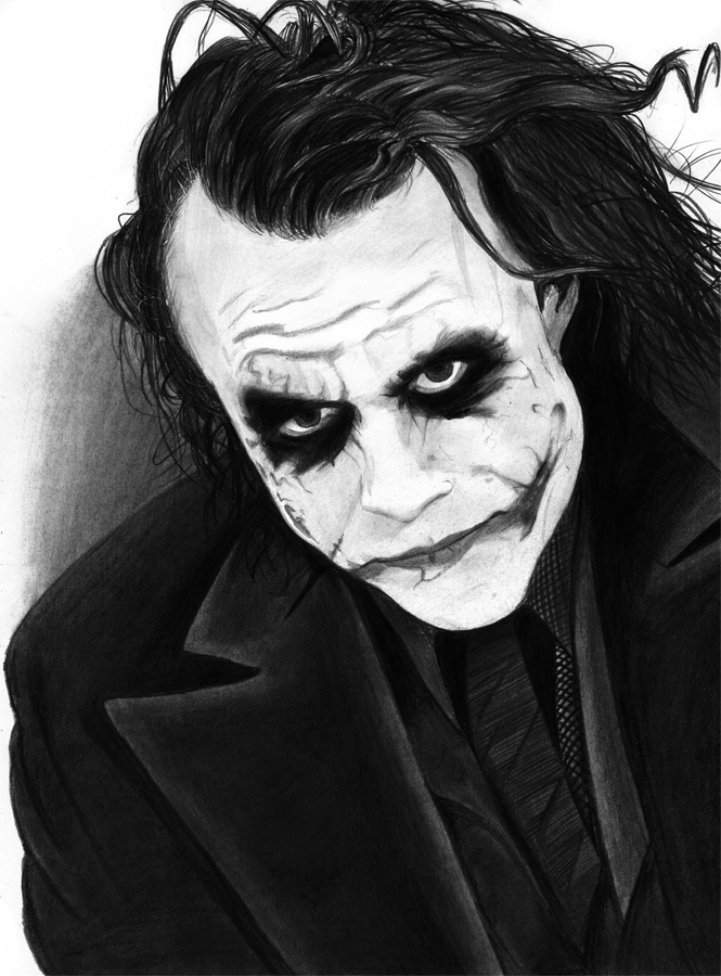 Joker - Blue Crayon